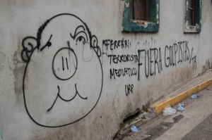 Pintada en las calles de Honduras