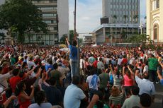 Resistencia al Golpe. Movilizaciones. Fuente: (Reporteros independientes)