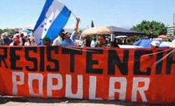 Constituyente. Resistencia hondurea. Fuente: (PL)