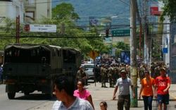 Represión. En Honduras.